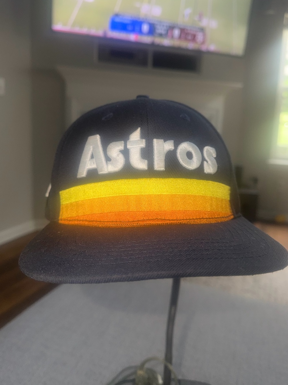 MENS PRO STANDARD MLB HOUSTON ASTROS RETRO LOGO 3 SNAPBACK